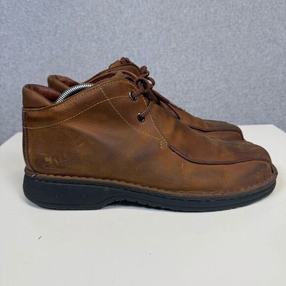 Clarks Men\'s 11.5 Brown Genuine Leather Chukka Style Dress Shoes Booties Boots main image 11